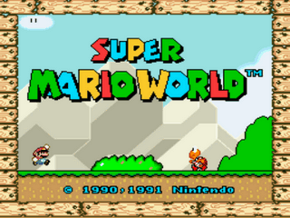 Super Mario World Ultimate Mayhem 1 Title Screen
